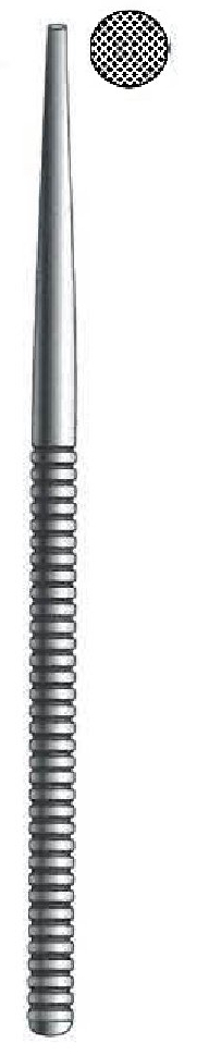 Lima para huesos, punta redonda, diámetro = 6 mm - longitud = 15.5 cm / 6"