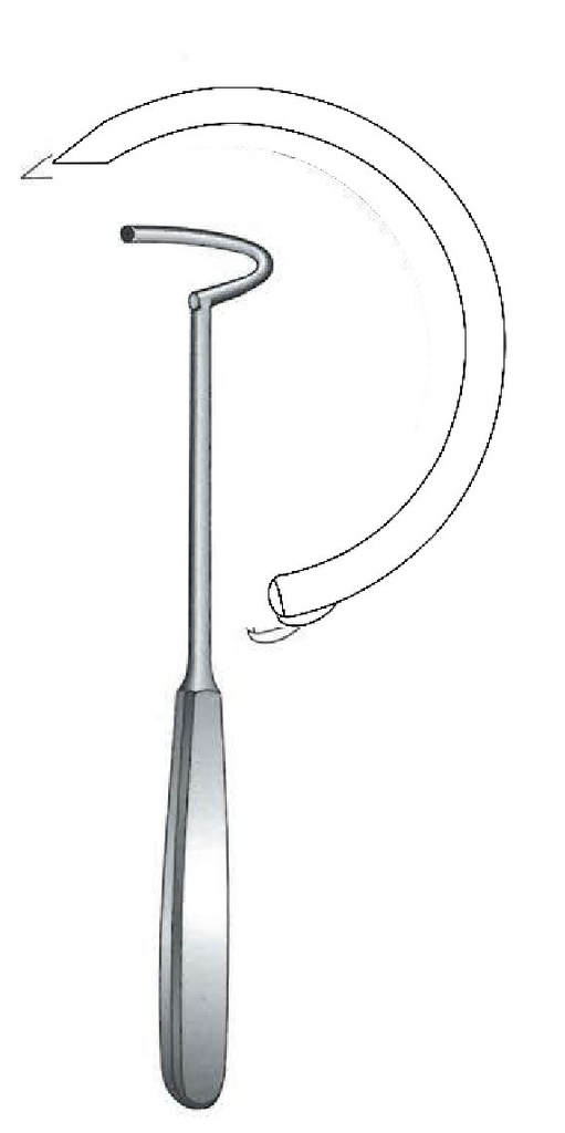 Guía de alambre óseo - longitud = 22.5 cm / 9"