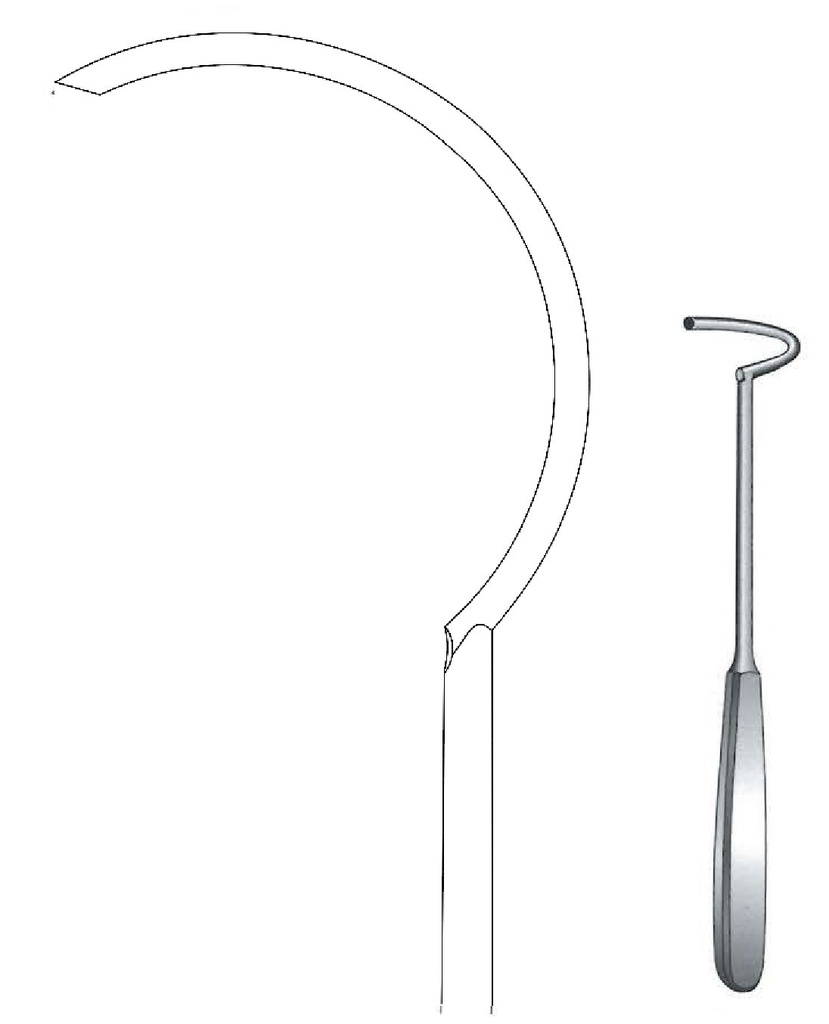 Bone wire guide - length = 27 cm / 10-3 / 4 "