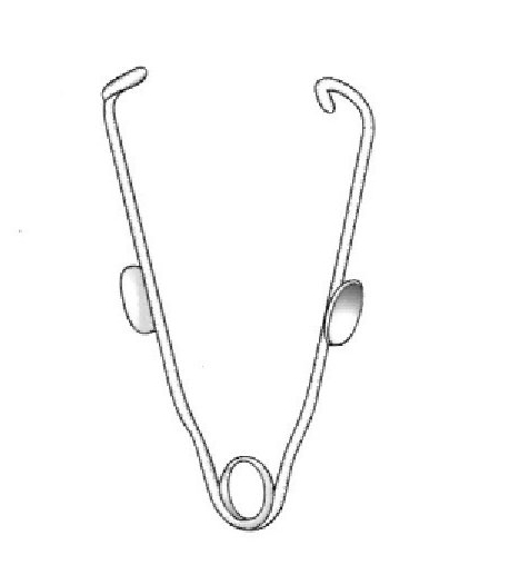 Bose Tracheal Retractor - length = 7 cm / 2-3/4"