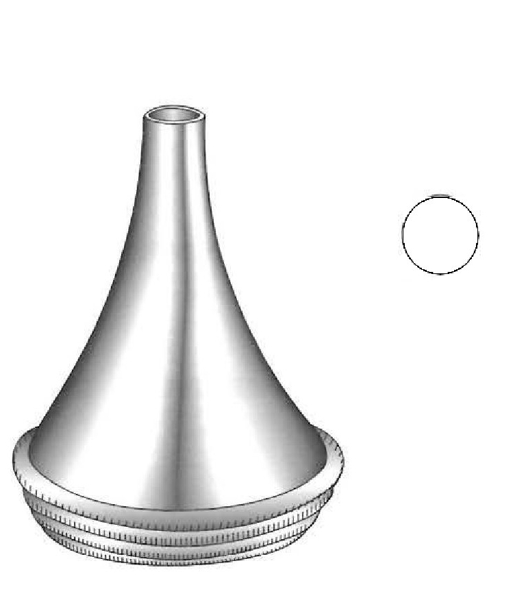 Espéculo de oído Boucheron, redondo - figura 3