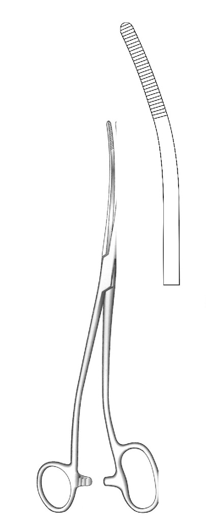 Bozemann-Douglas Needle Holder with a large ring - length = 26 cm / 10-1/4"