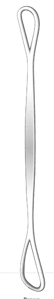 Depresor uterino Braun - longitud = 27.5 cm / 11"