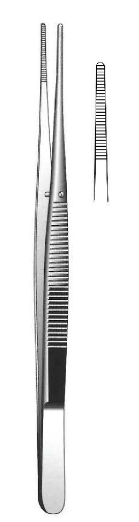 Pinza para tejido Brophy, curva - longitud = 20 cm / 8"
