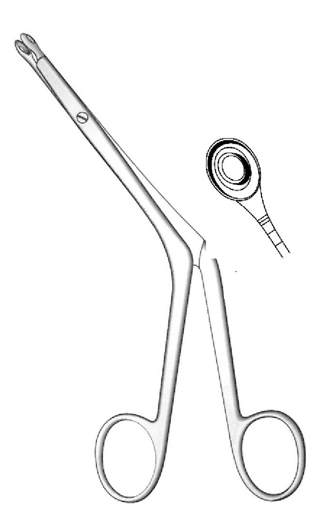Pinza para tabique nasal Bruenings, figura = 3 - longitud = 19 cm / 7-1/2"