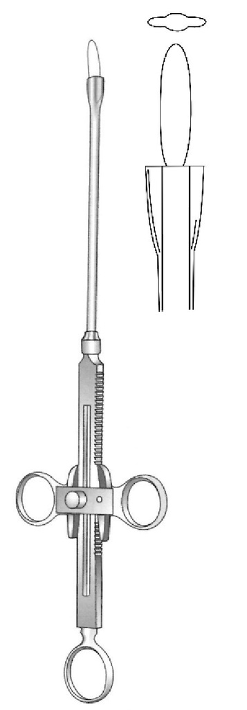 Cierranudos para amígdalas Bruenings - longitud = 28 cm / 11"