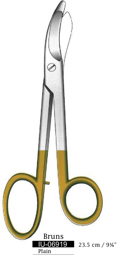 Bruns Bandage Scissors - length = 23.5 cm / 9-1/4"