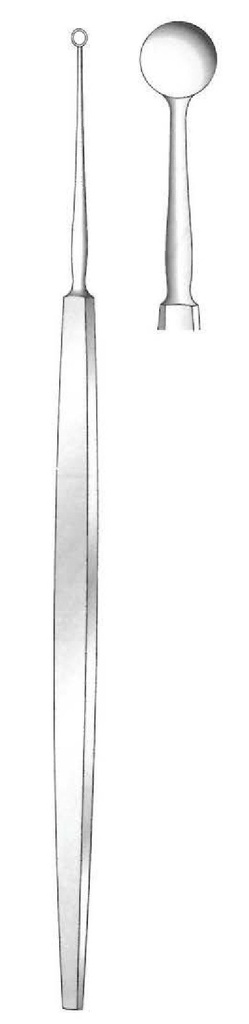 Cureta para chalazión Bunge, figura 3 - diámetro 12 mm