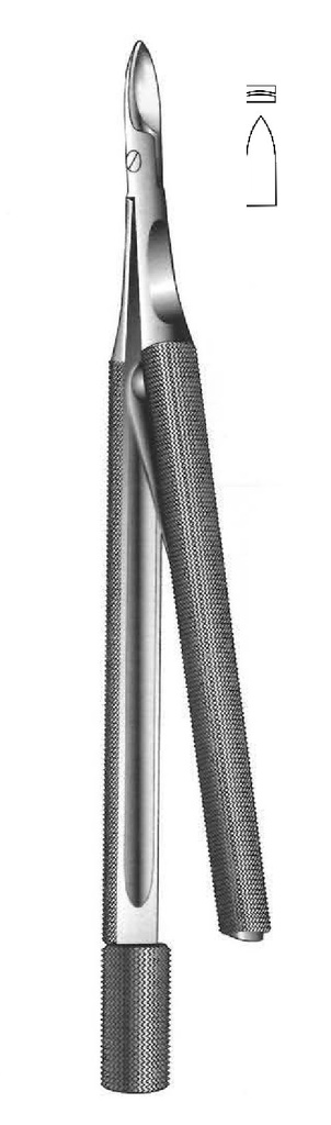 Castroviejo leaf switch, diameter = 8 mm - length = 13 cm / 5-1/4"