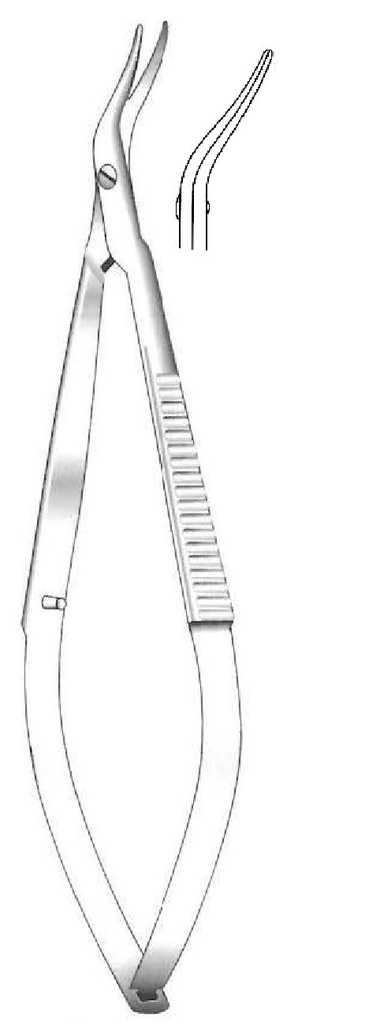 Castroviejo Corneal Scissors, right - length = 11 cm / 4-1/2"