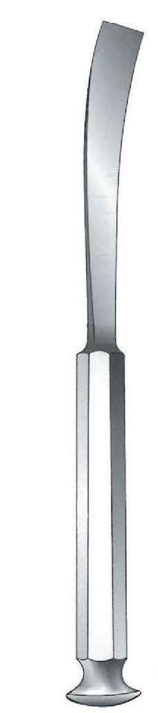Cauchoix Osteotome, curved, width = 10 mm - length = 25 cm / 10"