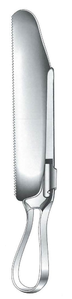 Sierra de amputación y resección Charriere - longitud = 34 cm / 13-1/2"