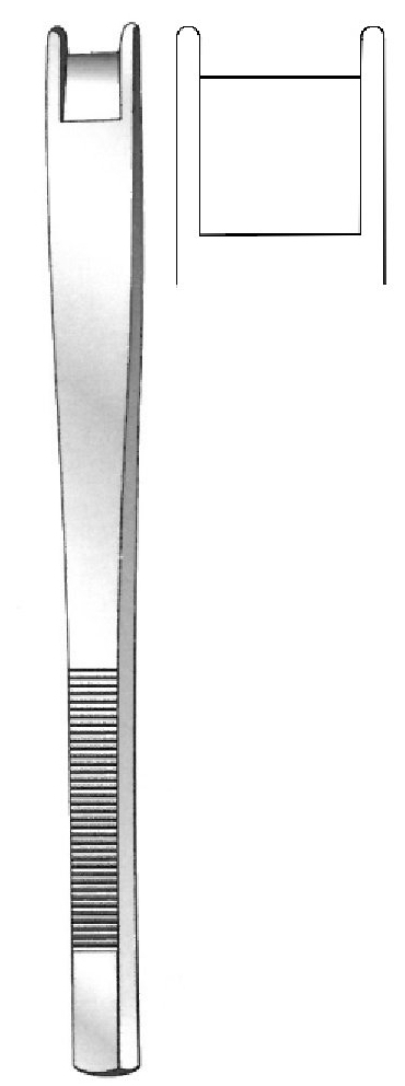 Osteótomo Cinelli, doble protección, ancho = 12 mm - longitud = 16 cm / 6-1/4"