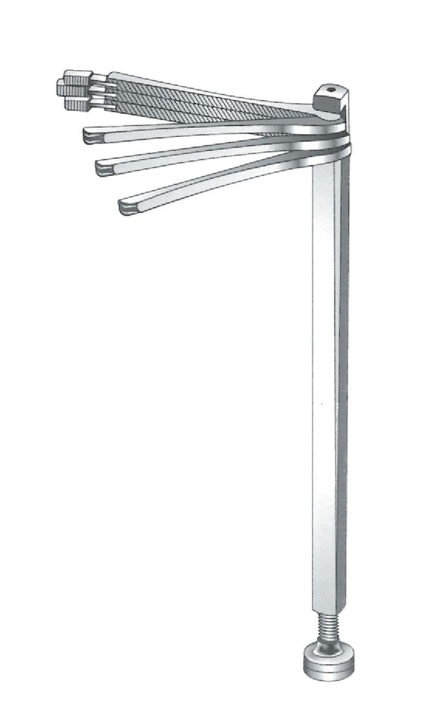 Sujetador de pinza De Martel-Wolfson - longitud = 8.5 cm / 3-1/4"