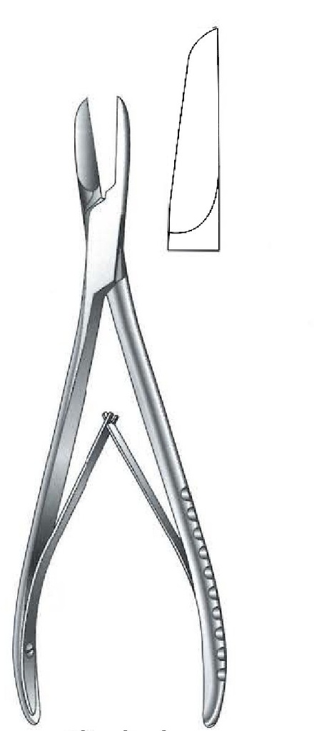 Pinza cortante para huesos Cleveland, recta - longitud = 15 cm / 6"