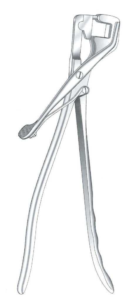 Pinza de cierre de De Martel-Wolfson - longitud = 26 cm / 10-1/4"