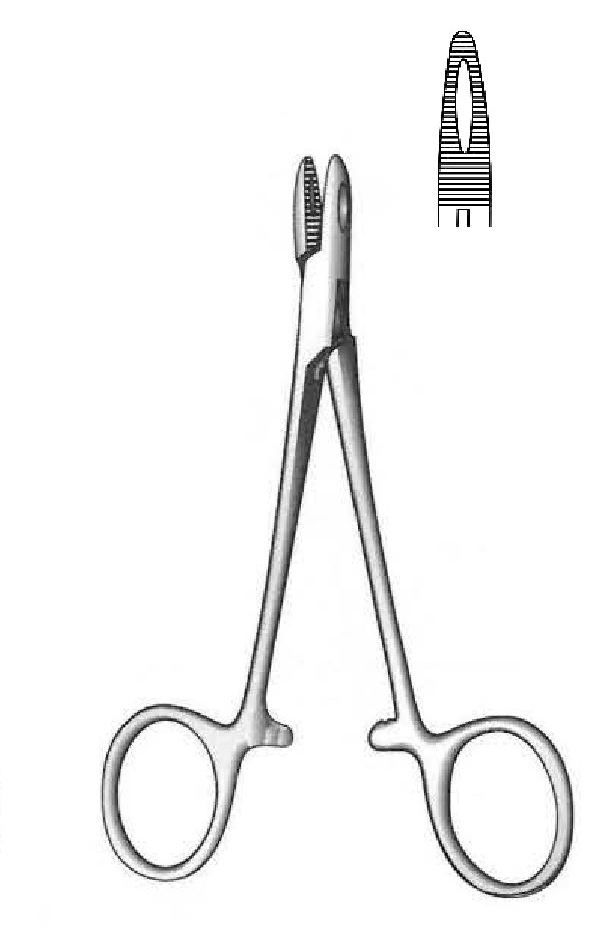 Collier Needle Holder - length = 12.5 cm / 5"