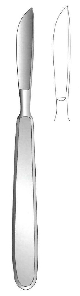 Collin dissecting scalpel with solid handle, figure 3