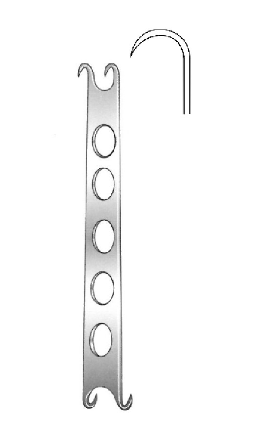 Separador Converse doble extremo, afilado - longitud = 12 cm / 4-3/4"