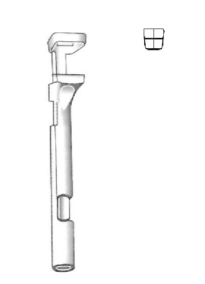 Punta para pinza Cordes, trapecio pequeño