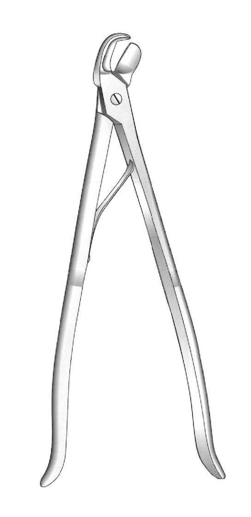 Cizalla para costillas Coryllos, recta - longitud = 35 cm / 14"