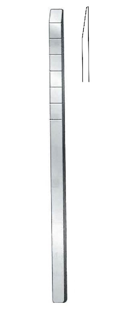 Cincel para huesos Cottle, ancho = 7 mm - longitud = 18 cm / 7"