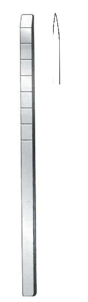 Osteótomo para huesos Cottle, ancho = 10 mm - longitud = 18 cm / 7"