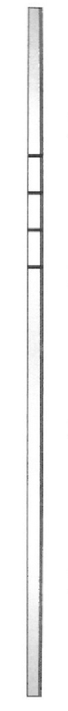 Osteótomo Cottle, ancho = 4 mm - longitud = 18 cm / 7"
