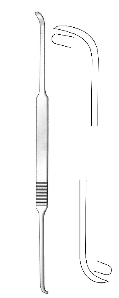 Elevador para tabique nasal cottle, punta = 5/5 mm - longitud = 23.5 cm / 9-1/4"