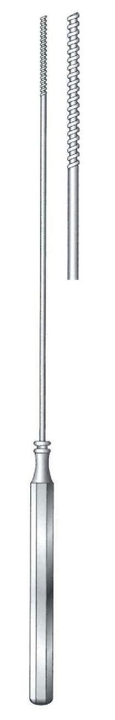 Aplicador para algodón, roscado, figura 5 - longitud = 16 cm / 6-1/4&quot;