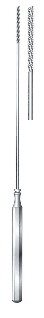 Applicator for cotton, threaded, Figure 4 - Length = 18 cm / 7 "