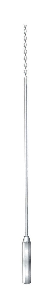 Applicator for cotton, threaded - length = 25 cm / 10 "