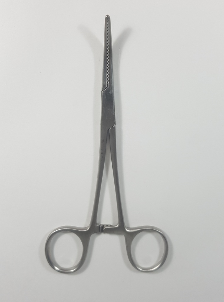 Pinza para arteria Crile, curva - longitud = 14 cm / 5-1/2"