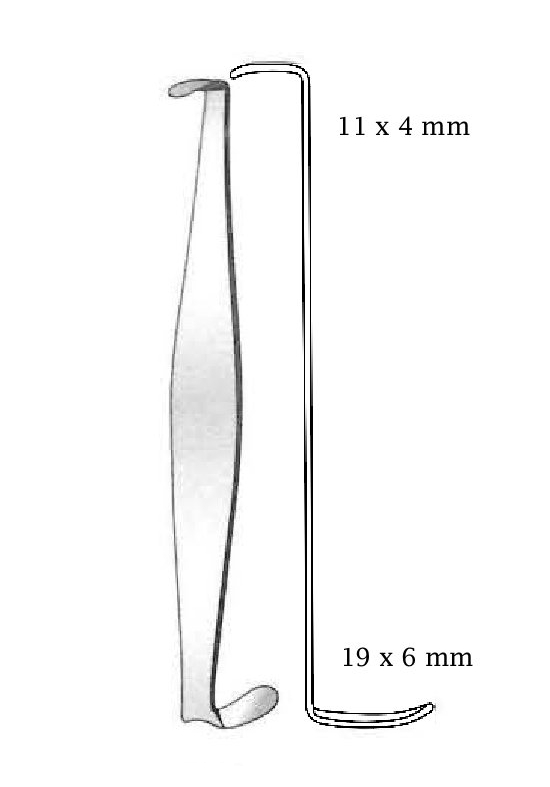 Separador Crile - longitud = 11 cm / 4-1/4"