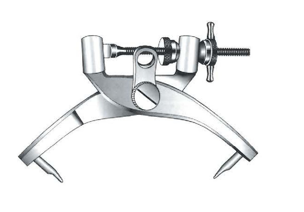 Pinza para tracción craneal Crutchfield, patrón pequeño