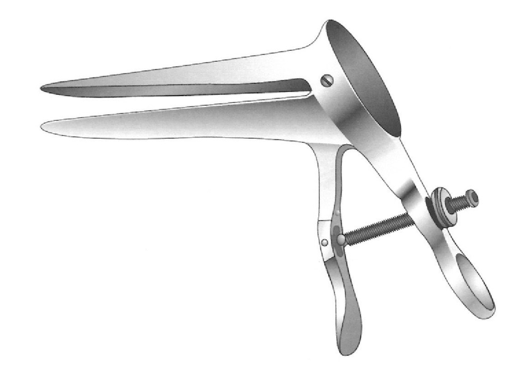 Espéculo vaginal fijo Cusco - valva = 40 x 100 mm