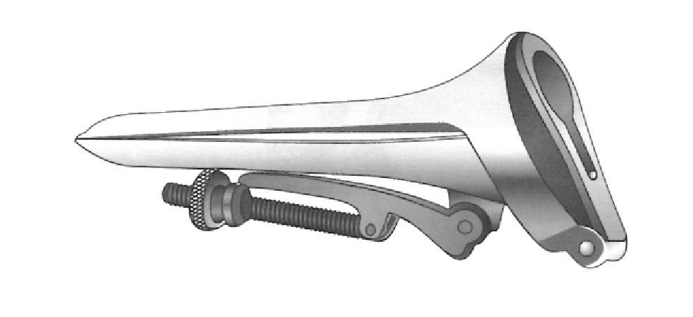 Espéculo vaginal flexible Cusco - valva = 36 x 100 mm