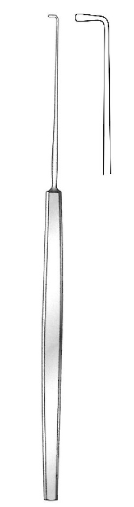 Gancho para nervios Cushing, figura 2 - longitud = 19 cm / 7-3/4"