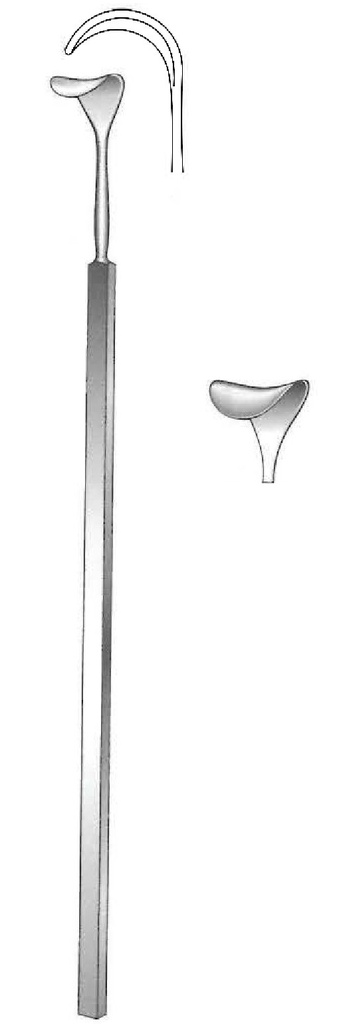 Separador Cushing, ancho = 12 mm - longitud = 24 cm / 9-1/2"