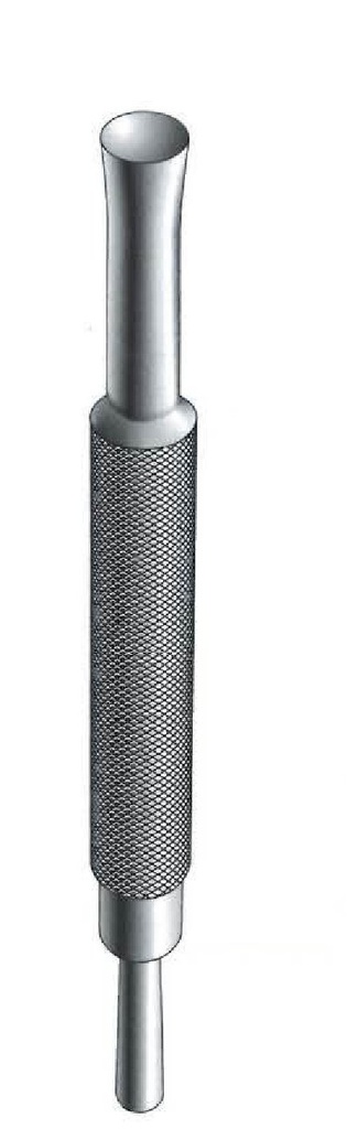 Lima for double extreme cylindrical bones, tip = 8 x 15 mm - length = 16 cm / 6-1 / 4 "