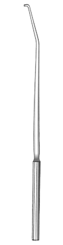 Dandy nerve hook, left curved - length = 20 cm / 8 "