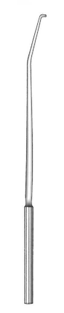 Dandy nerve hook, right curved - length = 20 cm / 8 "