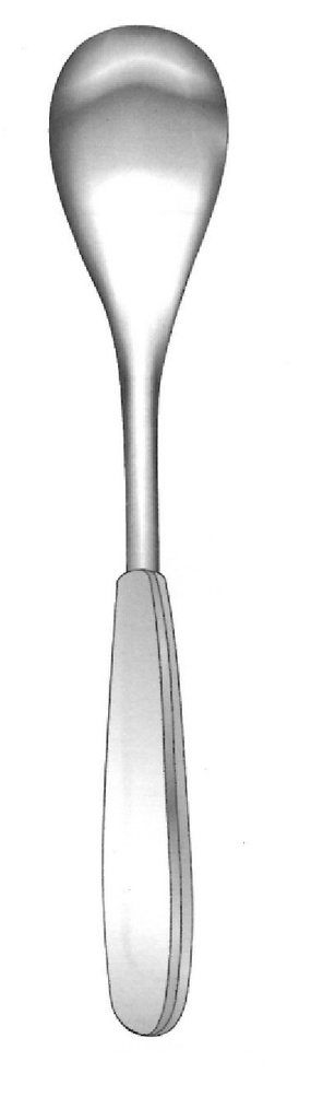 Cureta para óvulo Danis, desafilado - longitud = 24 cm / 9-1/2"