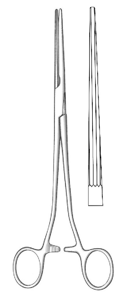 Pinza intestinal de Dannes - longitud = 23 cm / 9"