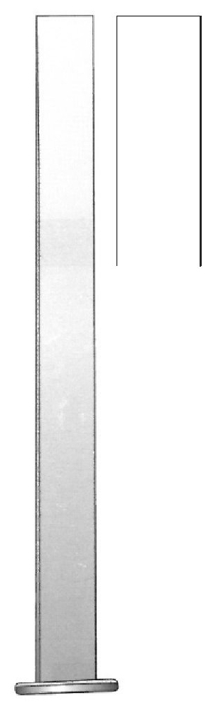 Osteótomo Dautrey Munro, valva = 10 mm - longitud = 16 cm / 6-1/4"