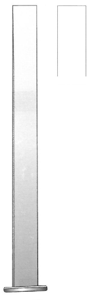 Osteótomo Dautrey Munro, valva = 12 mm - longitud = 16 cm / 6-1/4"