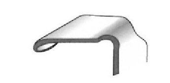 Davis -Boyle lingual depressor - long x width = 20 x 25 mm