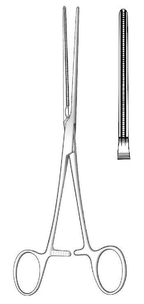 Pinza vascular multiuso Bainbridge, recta - longitud = 15 cm / 6"