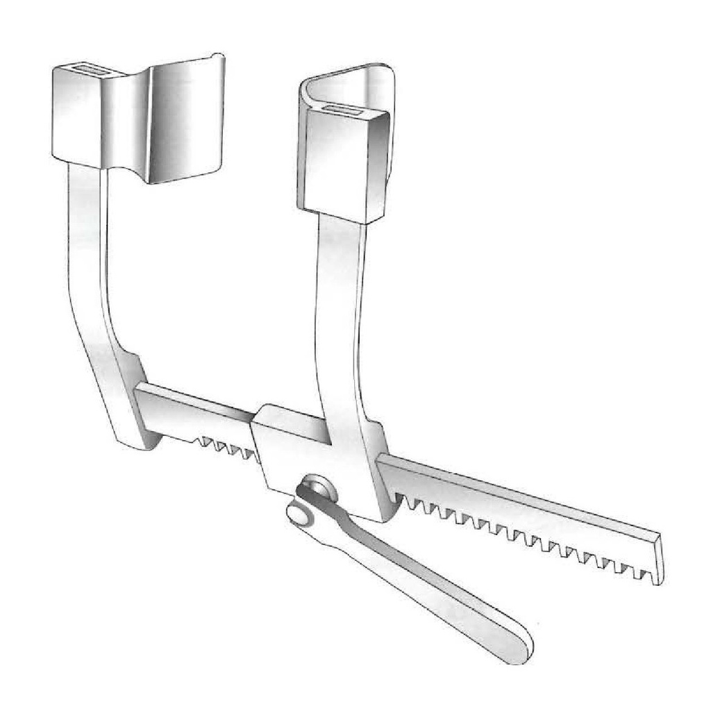 Separador de costillas De Bakey, retractor