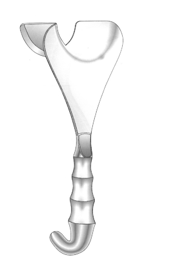 Separador universal De Lee, valva = 2-3/4" x 2" - longitud = 24 cm / 9-1/2"